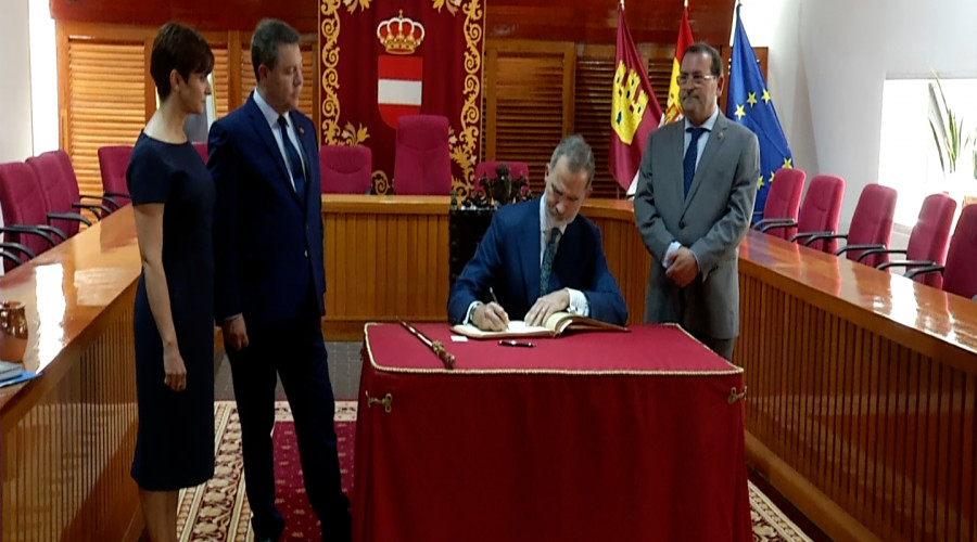 Visita de Felipe VI al Ayto. Puertollano.